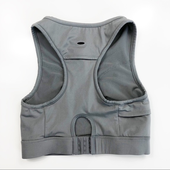 Gymshark Non Stop Sports Bra Smokey Grey - Picture 10 of 14